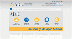 Desktop Screenshot of adic.pt